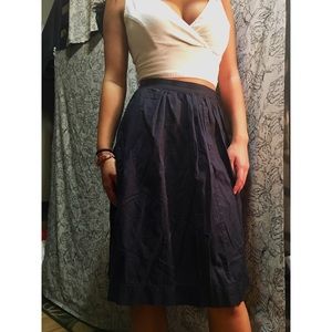 Uniqlo navy blue skirt
